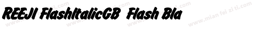 REEJI FlashltalicGB  Flash Black字体转换